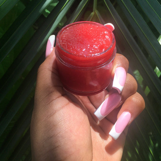 Tropical strawberry breeze lip scrub - Luxurious Glamour Bar