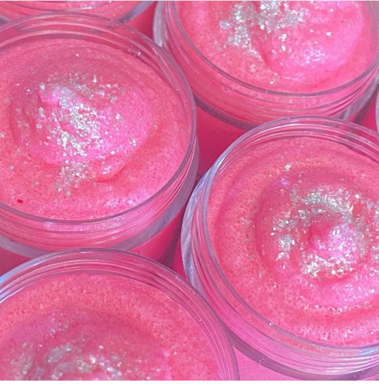 Cotton candy pink Shea bikini scrub - Luxurious Glamour Bar